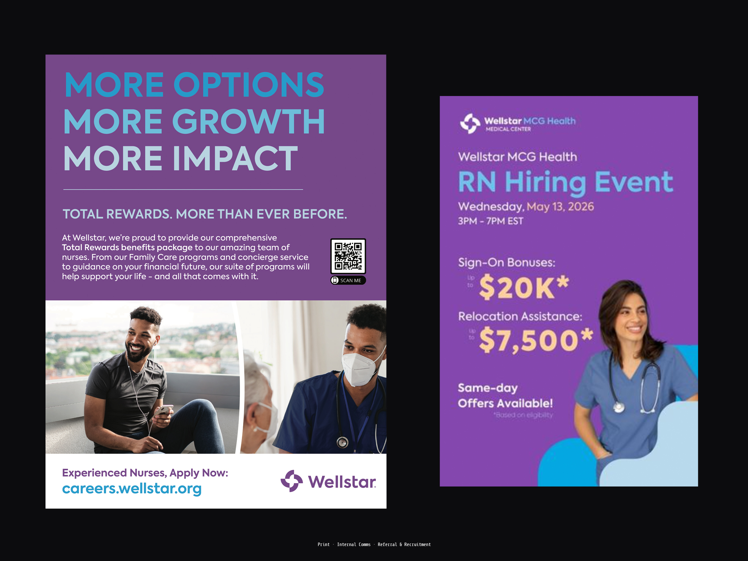 Wellstar — Print Advertising · Nurses Recruitment Campaign